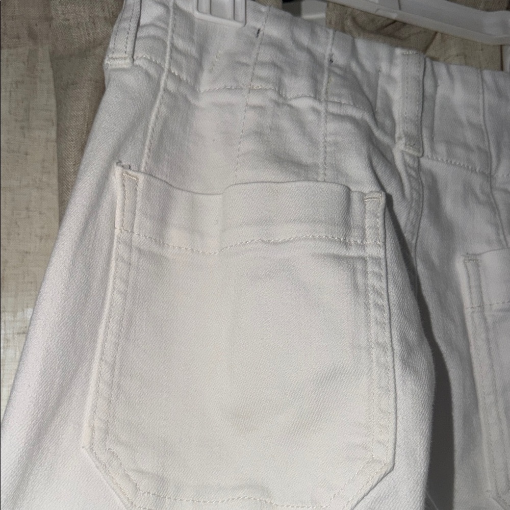 EUC Anthropologie The Colette Crop Wide-Leg Jeans by Maeve White 0/24 - Picture 9 of 9